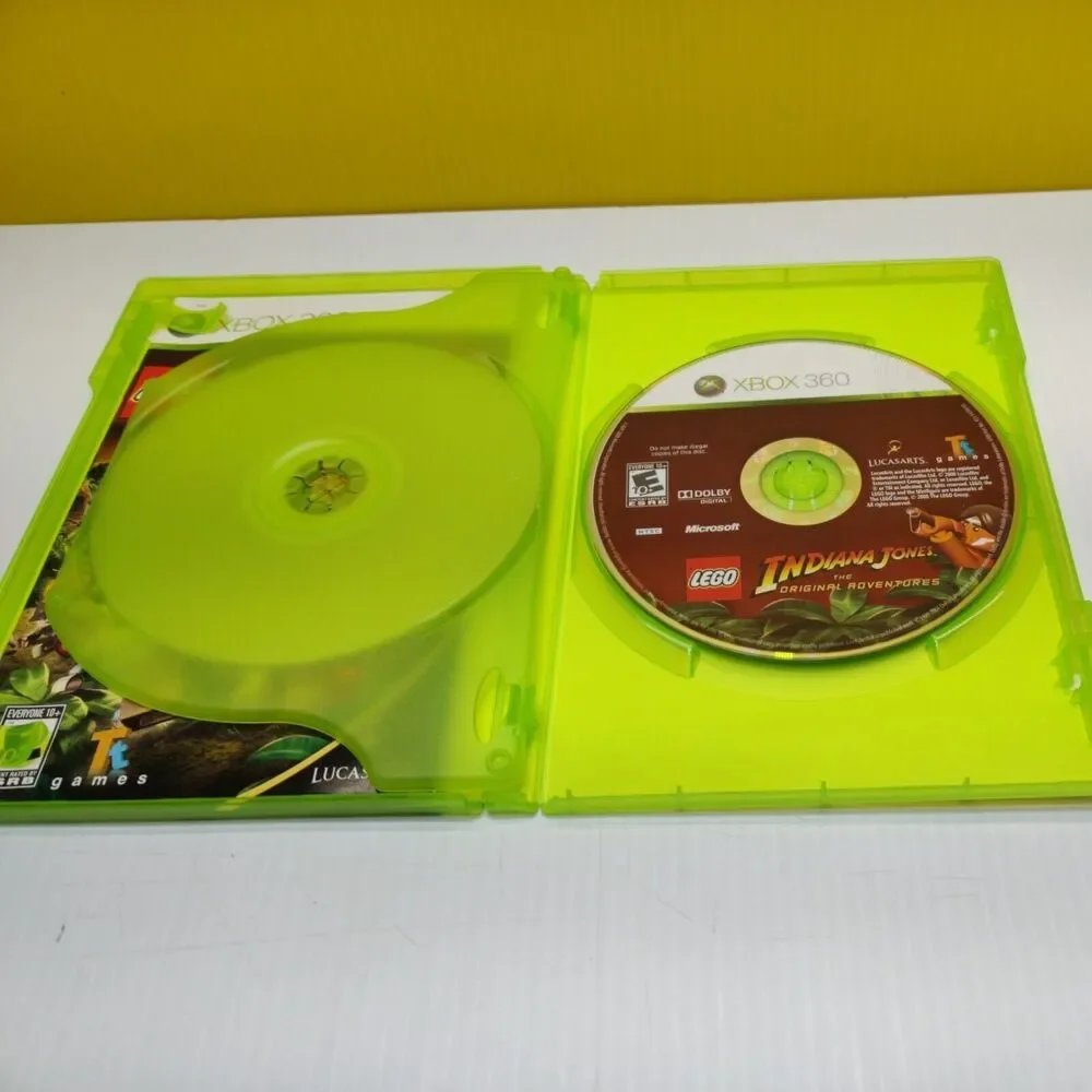 LEGO Indiana Jones & Kung Fu Panda Dual Pack (Microsoft Xbox 360, 2008) 2 Disk